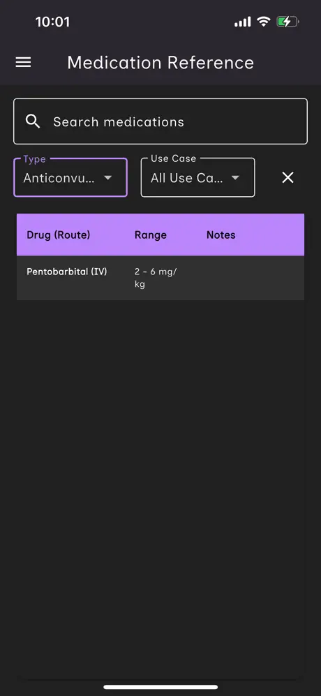 Pediatric Anesthesia Calculator Medication Details